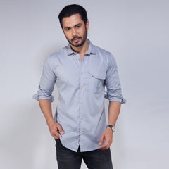 Casual Shirt:Full Sleeve_Trendy Fit_Solid_461#2