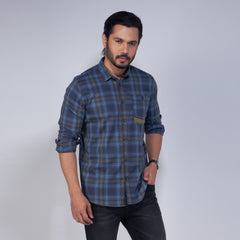 Casual Shirt:Full Sleeve_Trendy Fit_Check_462#3