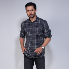 Casual Shirt:Full Sleeve_Trendy Fit_Check_462#1