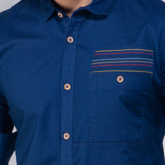 Casual Shirt:Full Sleeve_Trendy Fit_Solid_455#3