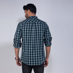 Casual Shirt:Full Sleeve_Trendy Fit_Check_458#1