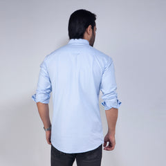 Casual Shirt:Full Sleeve_Trendy Fit_Solid_455#1