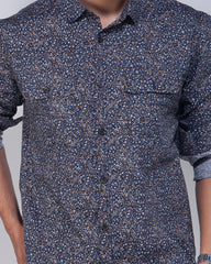 Men's Print Casual Shirt – Stretch Fabric 464#1