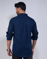 Men's Blue Casual Full sleeve Shirt 459#2