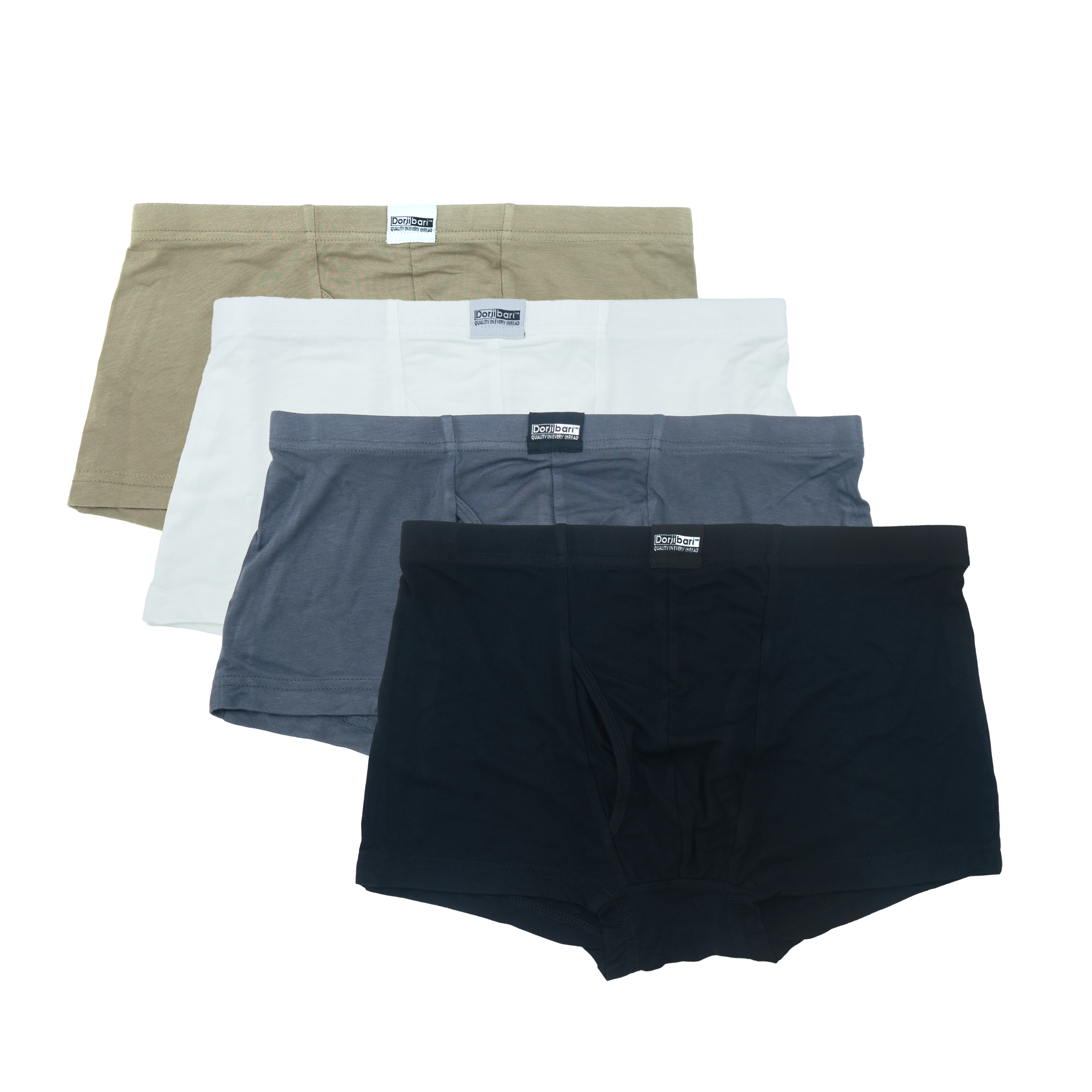 Underwear: Semi Fit_Solid-Boxer_111#1 (2 Boxes*4 Pcs)