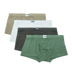 Underwear: Semi Fit_Solid-Boxer_111#1 (2 Boxes*4 Pcs)