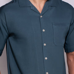 Cuban Collar Shirt_Drop Shoulder_106#2