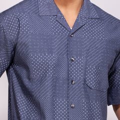 Cuban Collar Shirt_Drop Shoulder_104#1