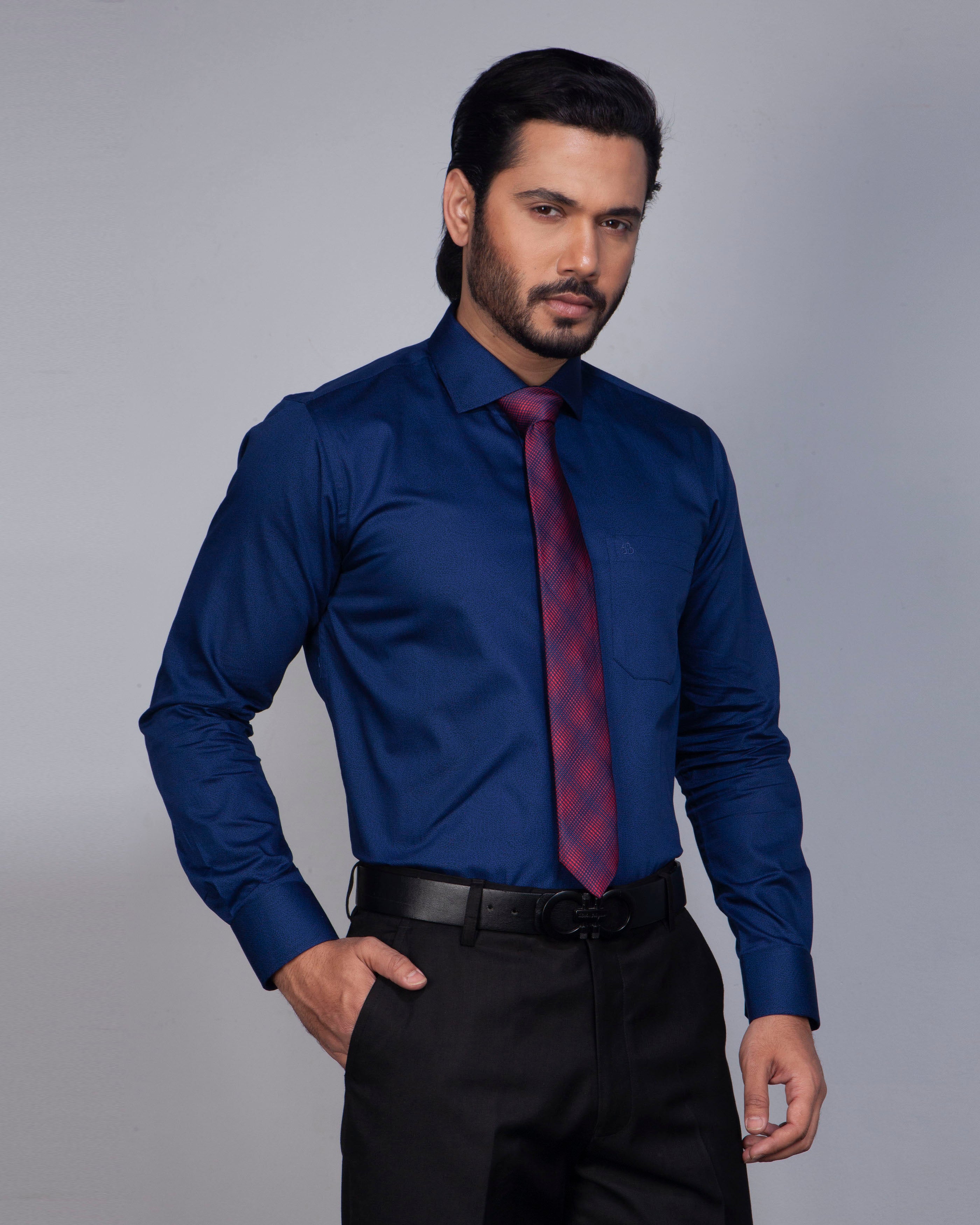 Dark Blue Formal Shirt