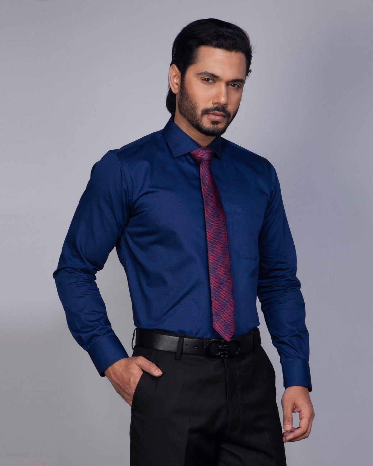 Dark Blue Formal Shirt