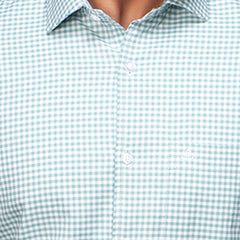 Shirt:Full Sleeve_Semi Fit_ Check_343#1