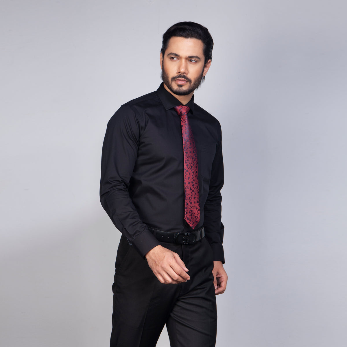 irt:Full Sleeve Blue Door_Regular Fit_Dobby_320#2