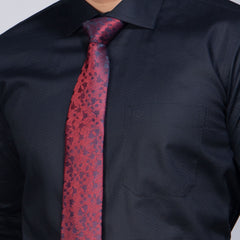 Shirt:Full Sleeve Blue Door_Regular Fit_Dobby_315#2