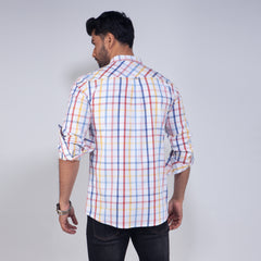 Casual Shirt:Full Sleeve_Trendy Fit_Check_460#1
