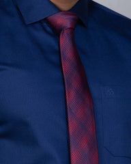 Blue Door Self Print Formal Shirt – Regular Fit 304#1