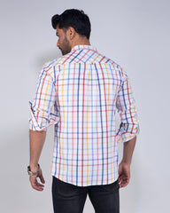 Casual Check Shirt for Men 460#1