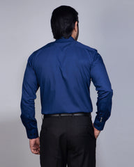Blue Door Self Print Formal Shirt – Regular Fit 304#1