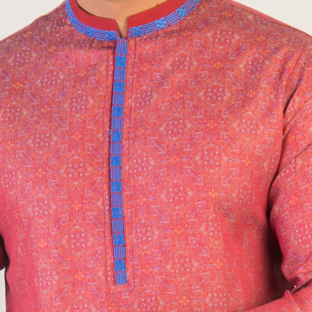 Panjabi:Semi Fit_Jacquard_300#2