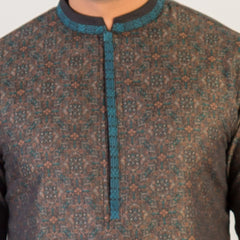 Panjabi:Semi Fit_Jacquard_300#1