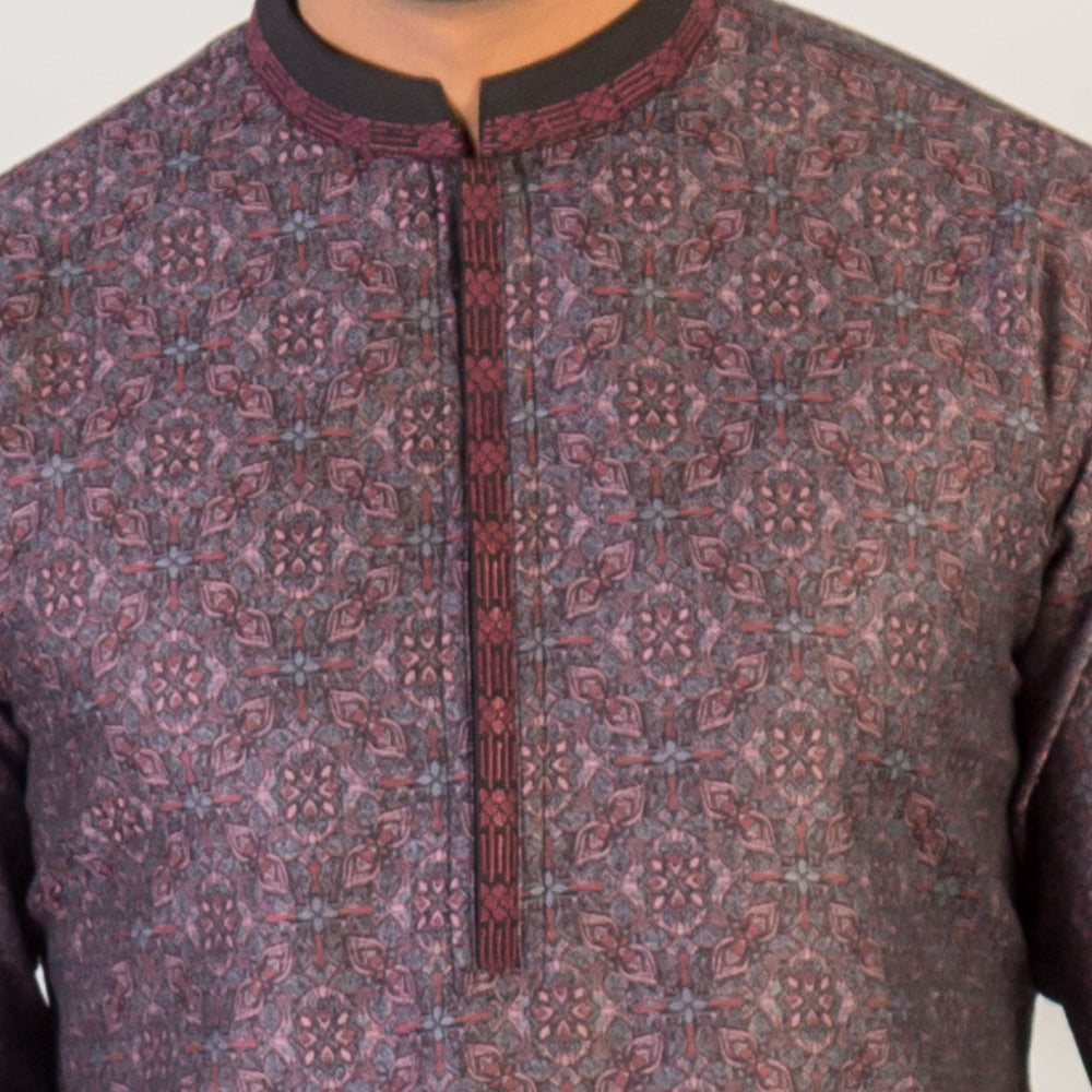 Panjabi:Semi Fit_Jacquard_300#3