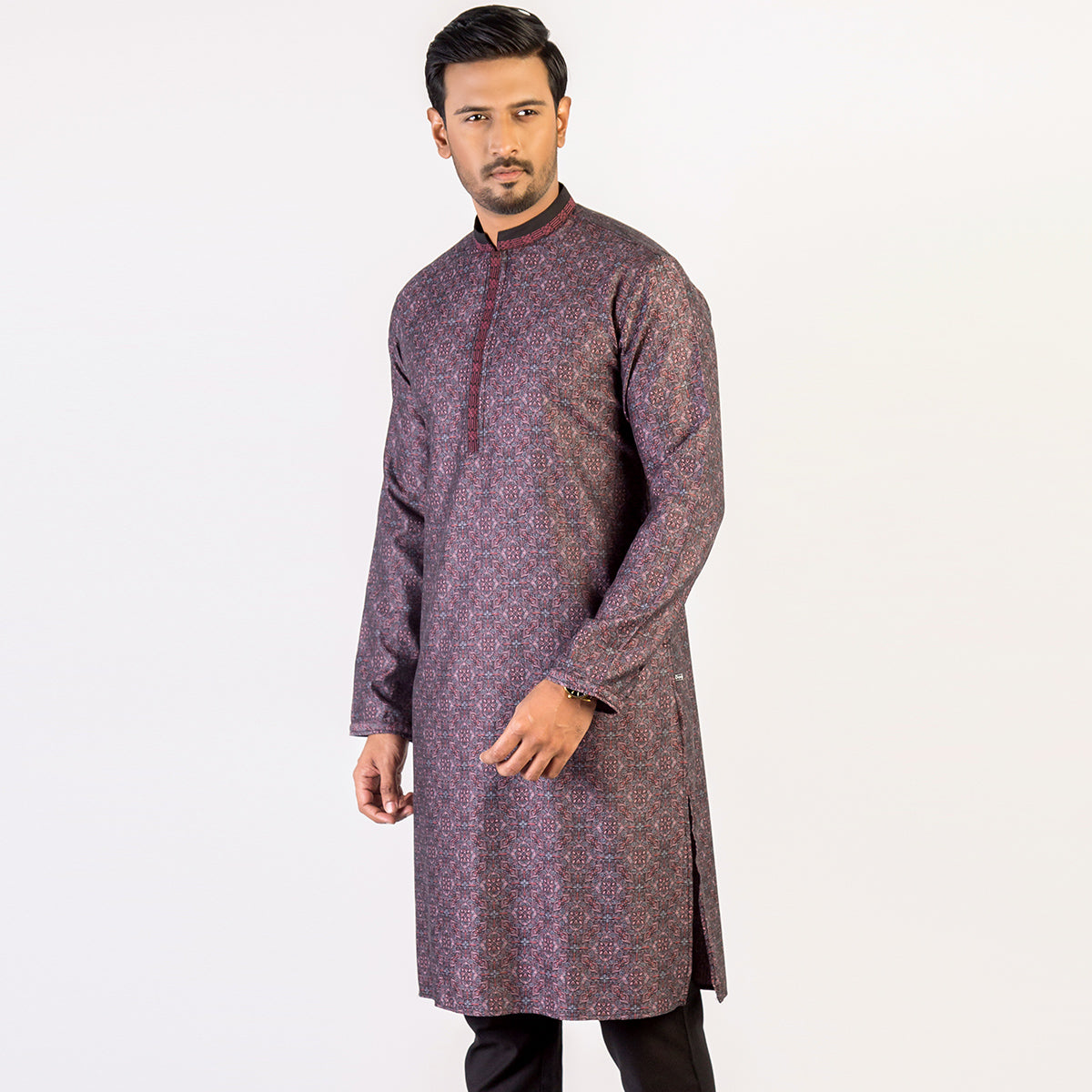 Panjabi:Semi Fit_Jacquard_300#3