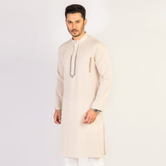 Panjabi:Semi Fit_Solid-Slub_322#3