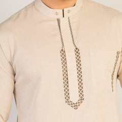 Panjabi:Semi Fit_Solid-Slub_322#3