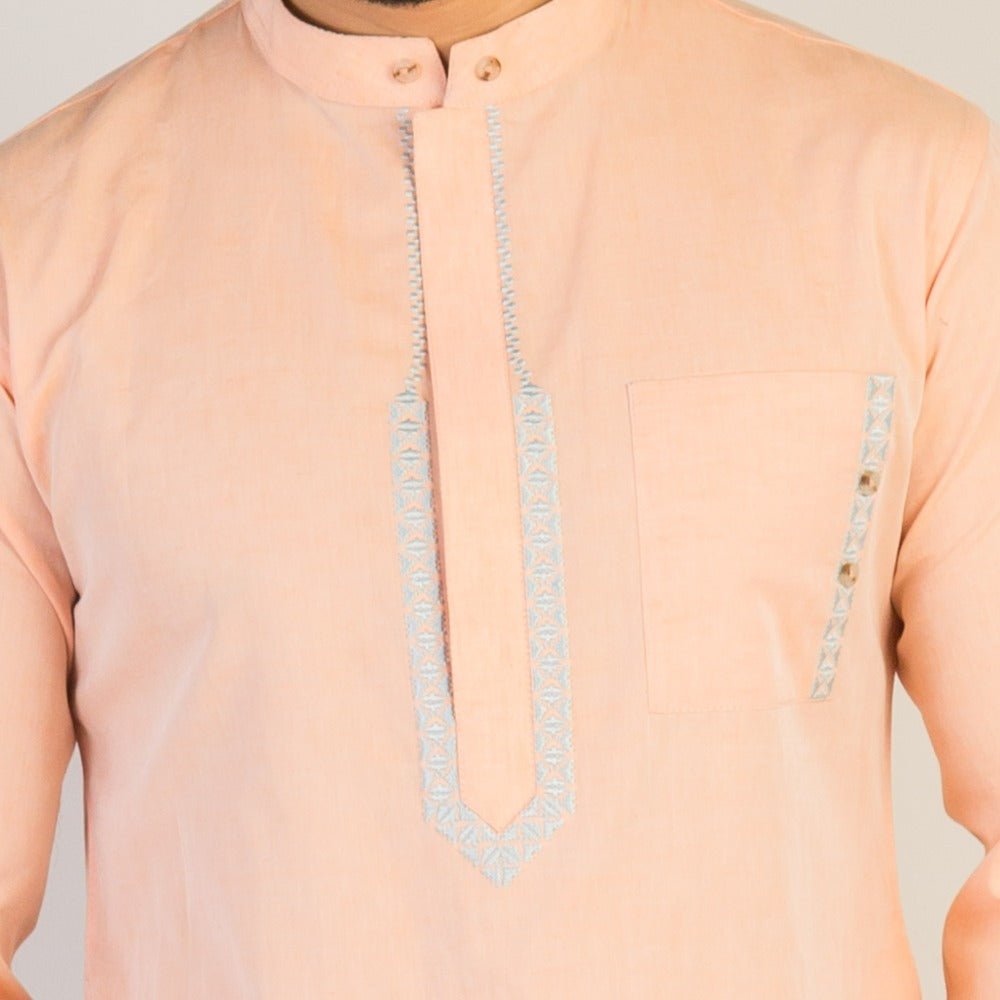 Panjabi:Semi Fit_Solid-Slub_322#1