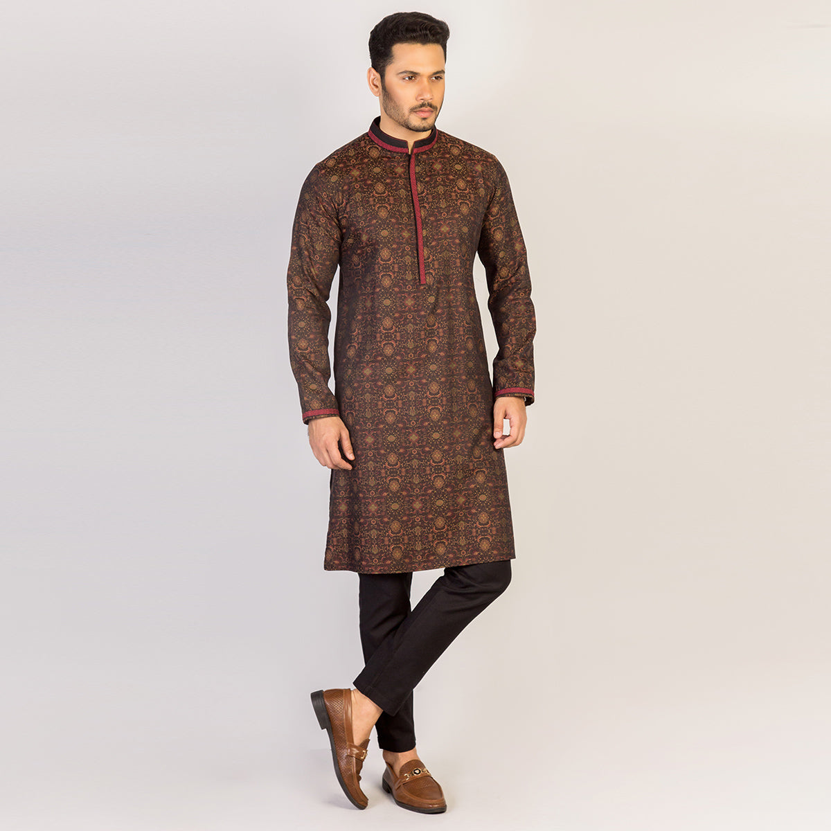 Panjabi:Semi Fit_ Jacquard_314#2