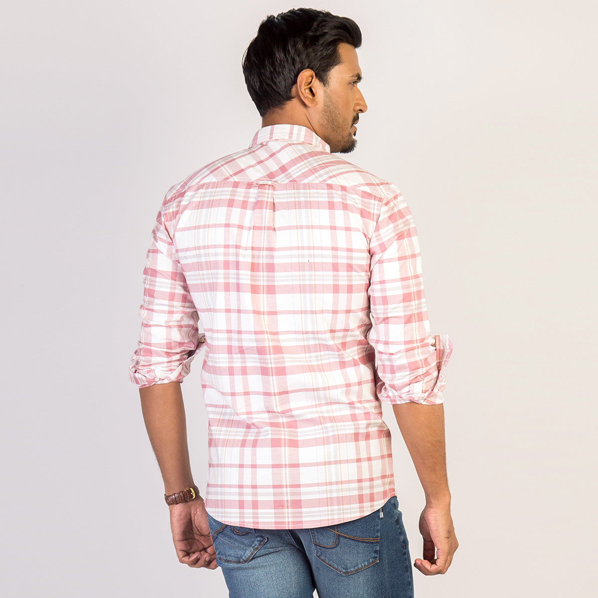 Shirt:Full Sleeve_Trendy Fit_Check_430#1