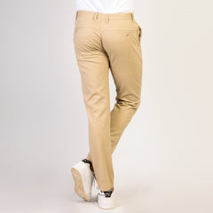 Pants:Gabardine_Semi Fit_Solid_203#2