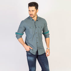 Shirt:Full Sleeve_Trendy Fit_Check_427#2