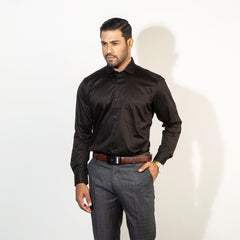 Shirt:Full Sleeve Blue Door_Regular Fit_ Solid_281#1