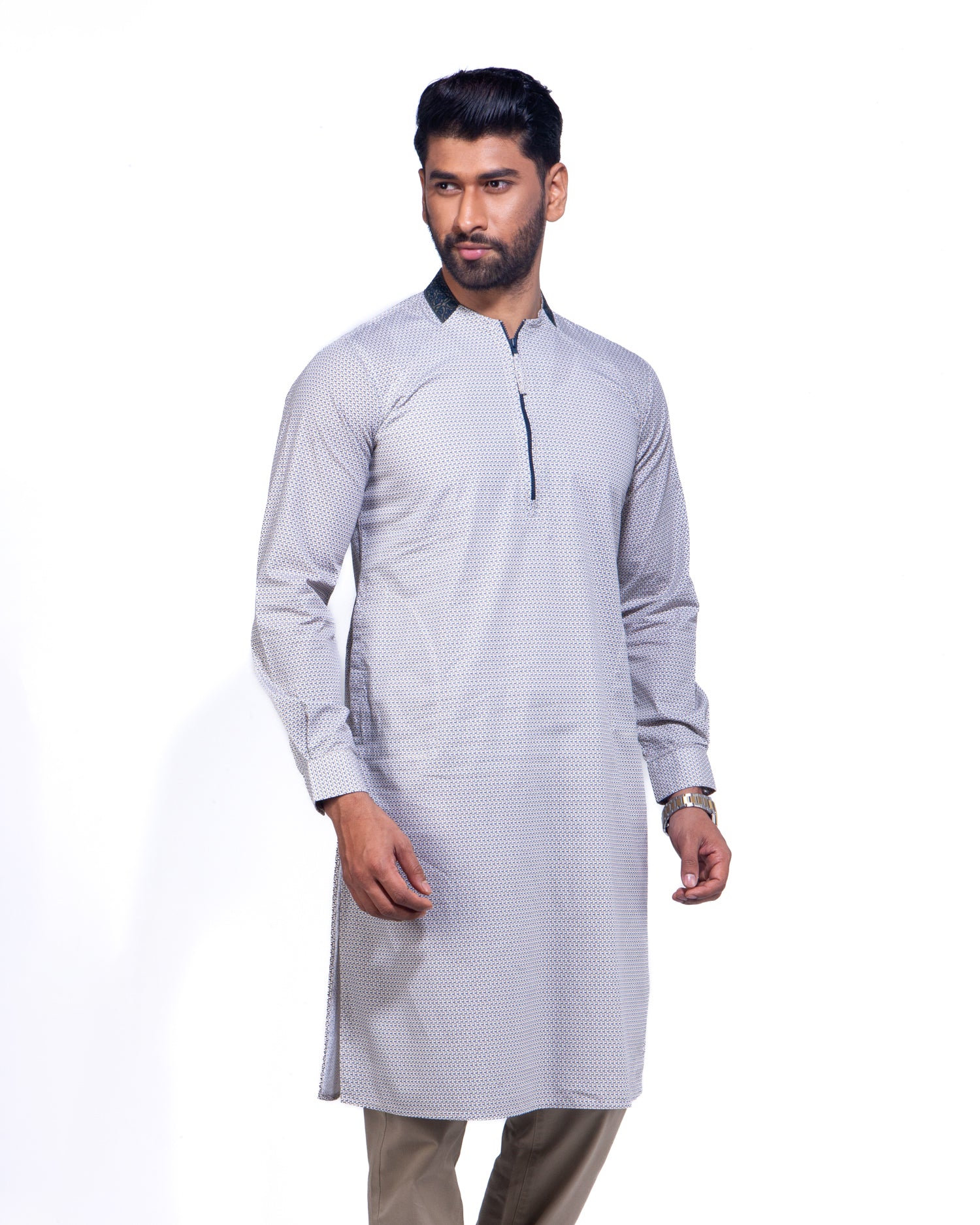 Multi Colour Printed Casual Panjabi