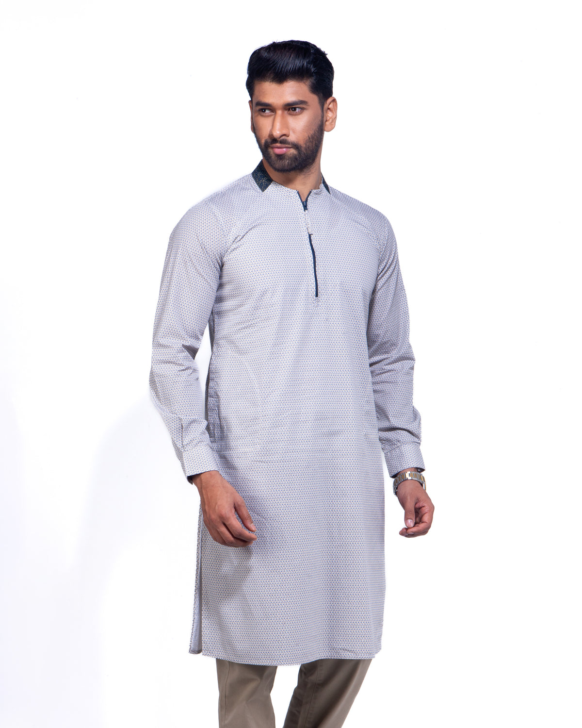 Multi Colour Printed Casual Panjabi