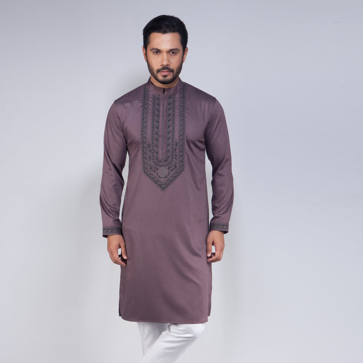 Panjabi:Semi Fit_Semi Fit_Solid_378#3