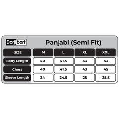 Panjabi:Semi Fit_Solid_311#2