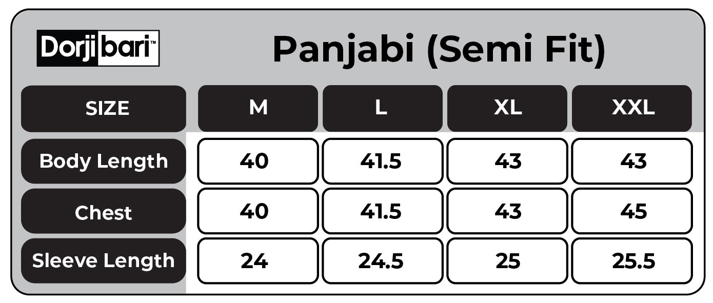 Panjabi:Semi Fit_Solid-Slub_323#2