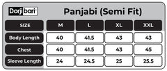 Panjabi:Semi Fit_Solid-Slub_323#1