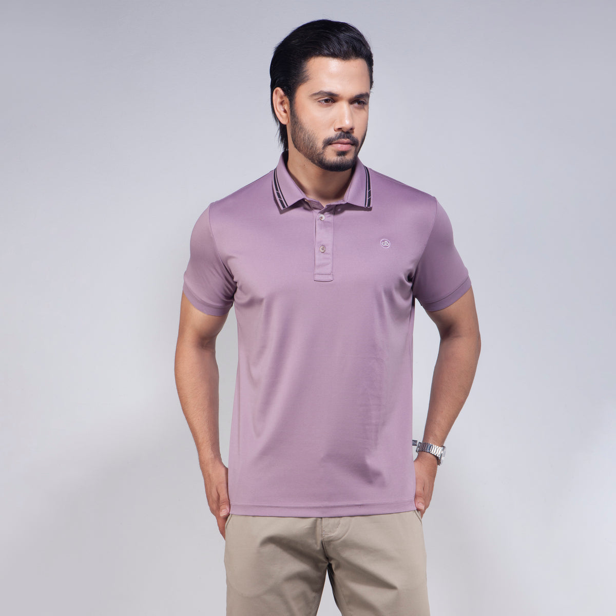 Polo:Short Sleeve_Semi Fit_Mercerized_127#3