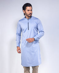 Solid Sky Casual Panjabi 