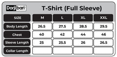 T-Shirt: Full Sleeve_Semi Fit_Solid_143#1