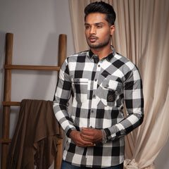 Casual Shirt:Full Sleeve_Trendy Fit_ Check_454#1