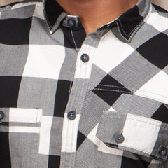 Casual Shirt:Full Sleeve_Trendy Fit_ Check_454#1