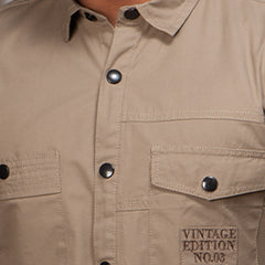 Casual Shirt:Full Sleeve_Trendy Fit_Solid_453#1