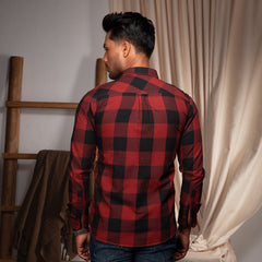 Casual Shirt:Full Sleeve_Trendy Fit_ Check_454#2