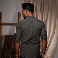 Casual Shirt:Full Sleeve_Trendy Fit_Solid_453#2